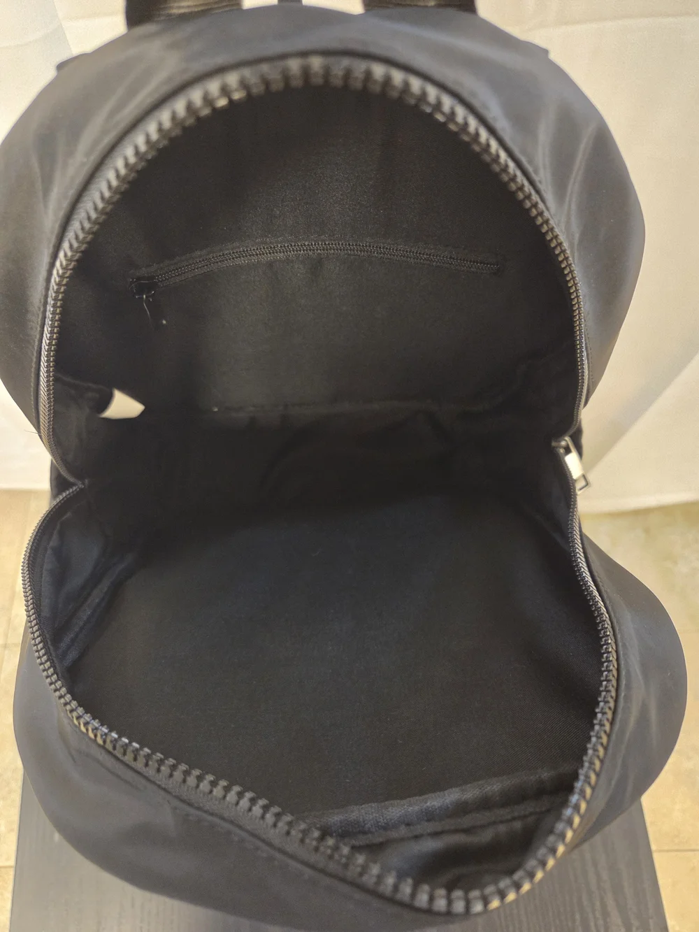 Everyday Black Women's Small Backpack with Front Pocket